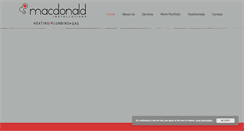 Desktop Screenshot of macdonaldinstallations.co.uk